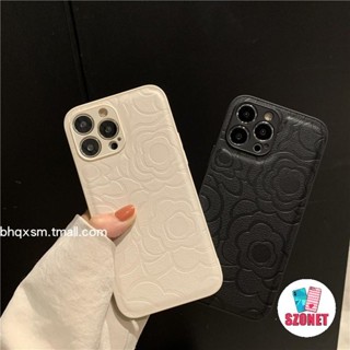 Capa De Telefone Macia À Prova De Choque De Camélia De Luxo De Couro De Alta Qualidade Para iPhone 17 16 15 14 13 12 11 em Oferta na Shopee
