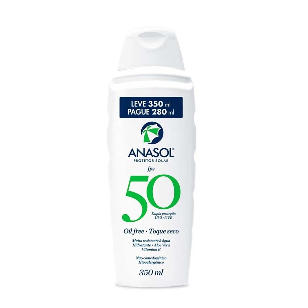 Anasol Protetor Solar Locao FPS 50 - 350 ml em Oferta na Shopee