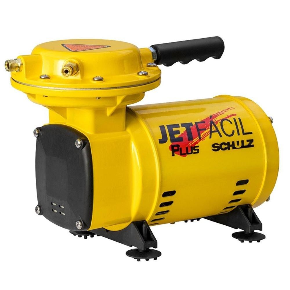 Moto Compressor de Ar Direto 220V Monofásico Jet Fácil Plus Compacto Portátil 79 Acessórios - Schulz - Home & Living