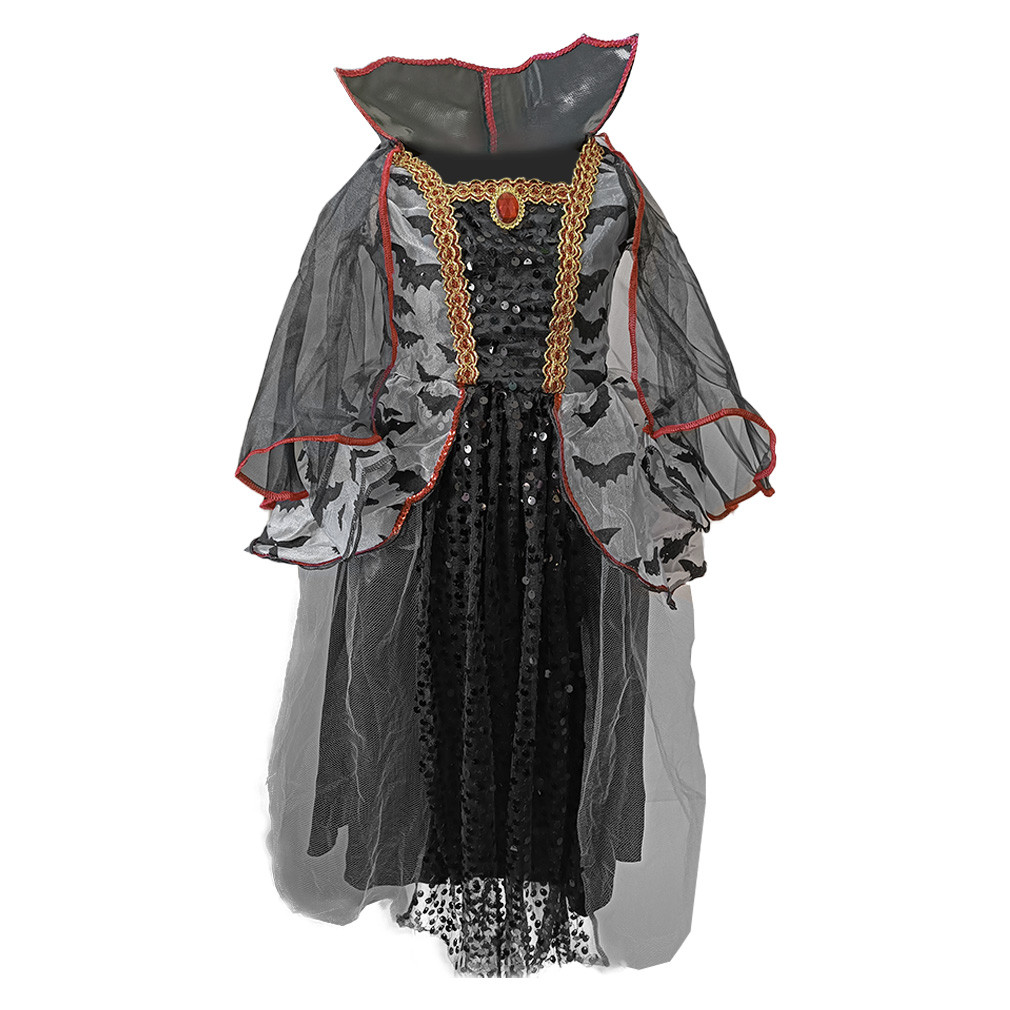 Fantasia Princesa Morceguinho Infantil com Vestido e Tiara