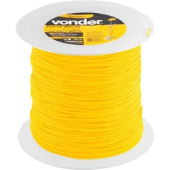 Fio de Nylon 3,0mmx500M Redondo para Roçadeiras e Aparadores Vonder