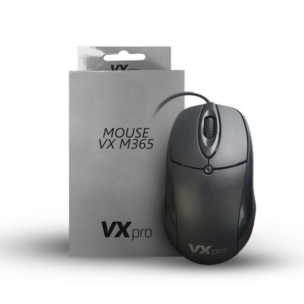 Mouse USB Óptico Duex VXM365 Preto