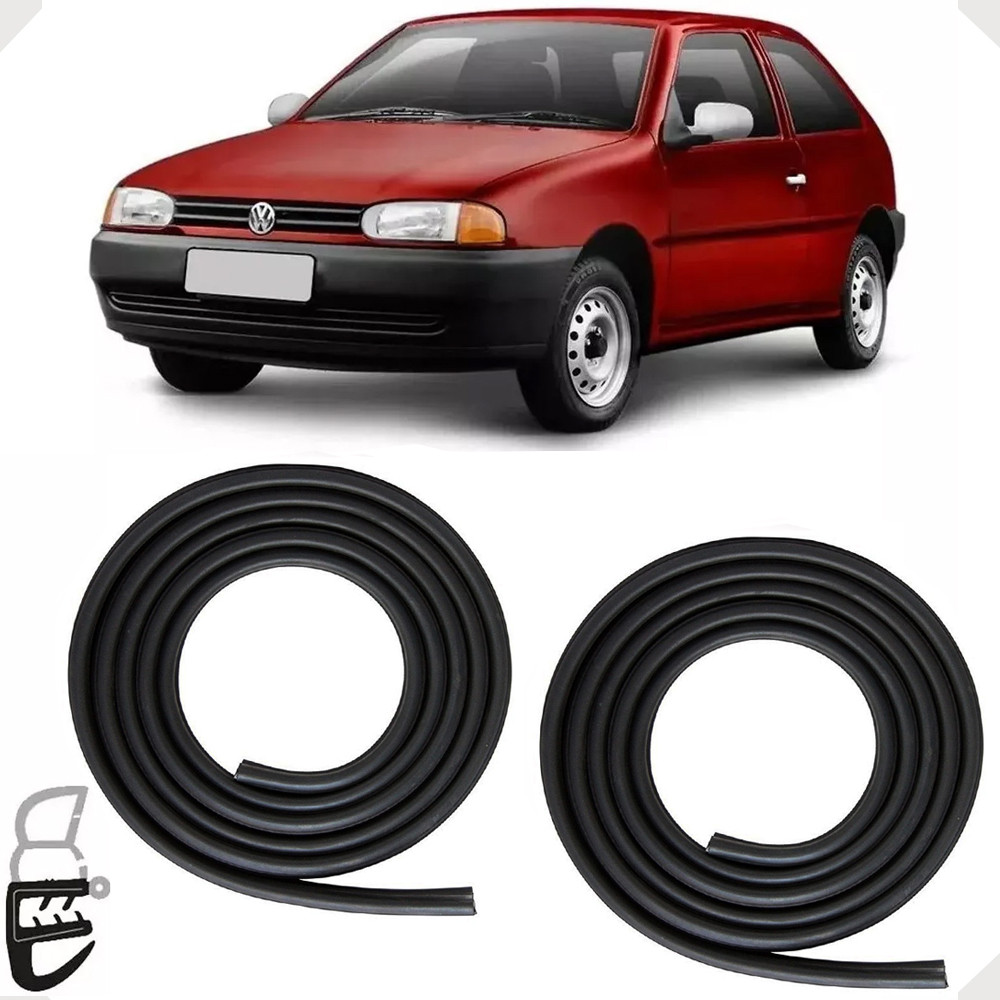 PAR BORRACHA PORTA GOL PARATI SAVEIRO G2 G3 G4 95 A 14 SANTANA QUANTUM VERSAILLES ROYALLE ASTRA VECTRA CELTA PRISMA CORSA ZAFIRA MERIVA KADETT IPANEMA MERCEDES CLASSE A "COM ABA"