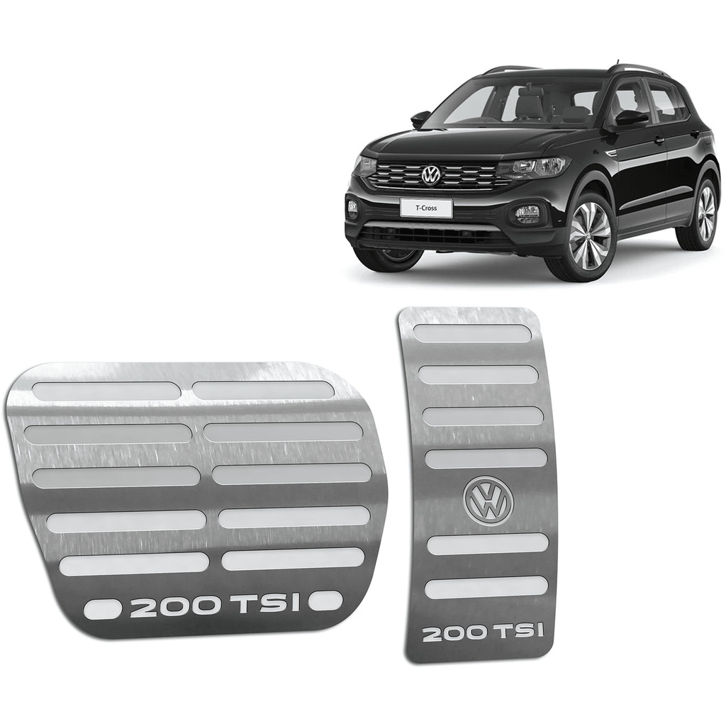 Pedaleira T-Cross 2020 até 2025 [cambio] em Oferta na Shopee