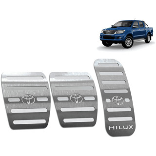 Pedaleira Hilux 06/11 Manual Aço Inox - Não fura o pedal em Oferta na Shopee