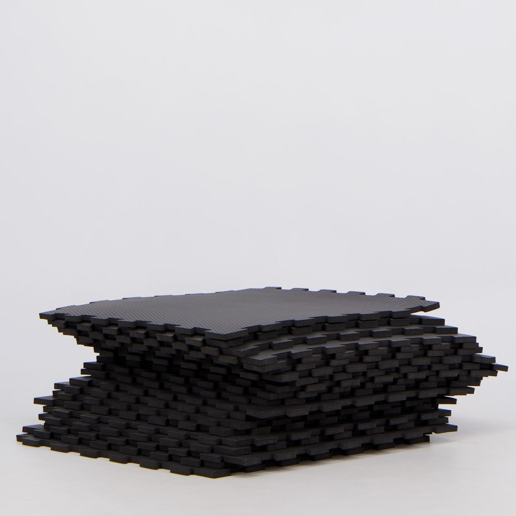 Kit de 20 Tatames 10mm Preto - Mom & Baby