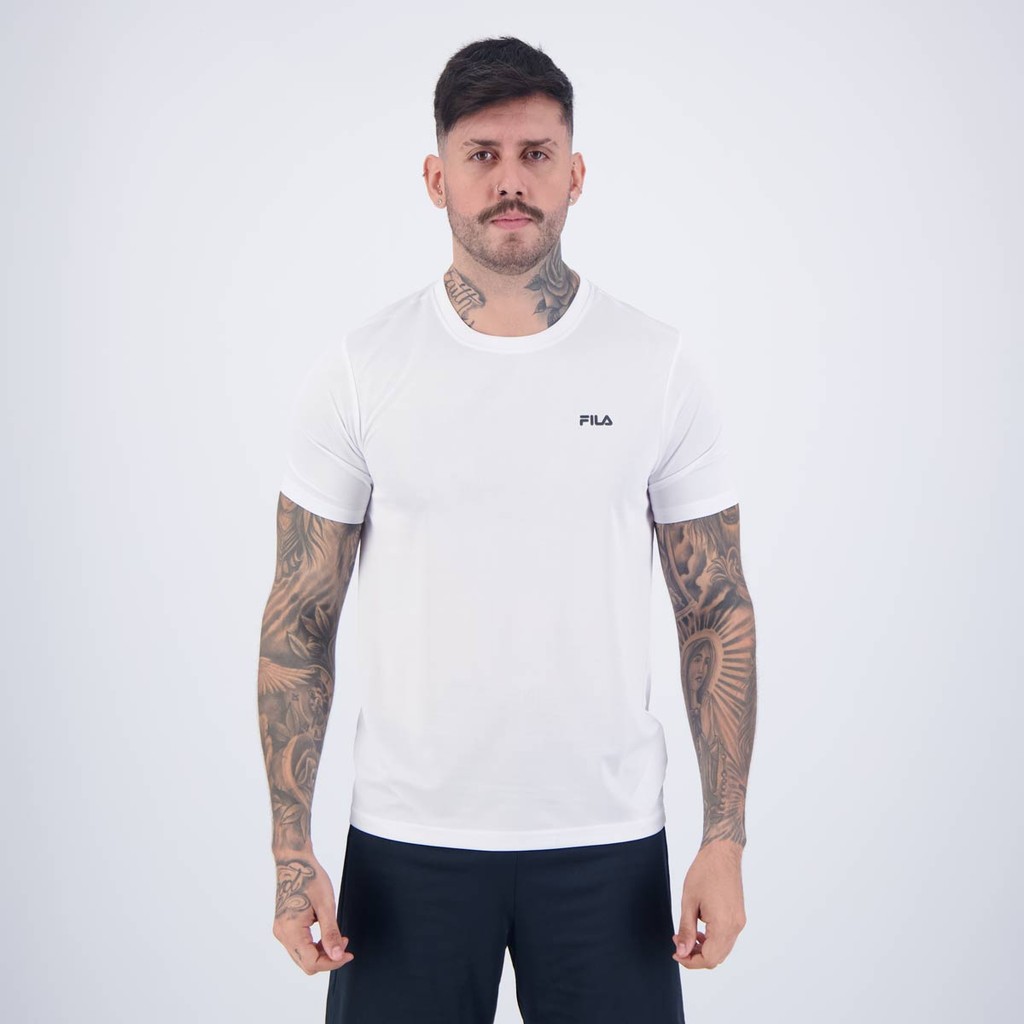 Camiseta Fila Myler Branca em Oferta na Shopee