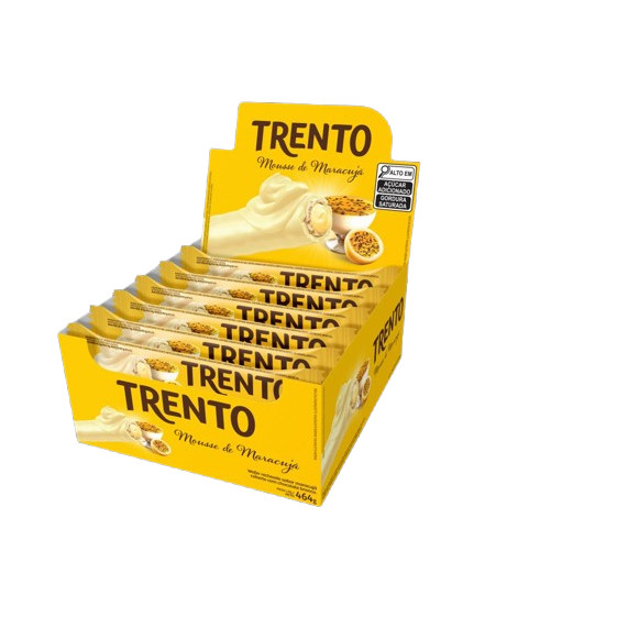 Chocolate Trento Mousse De Maracujá Com 16 Unidades De 29g