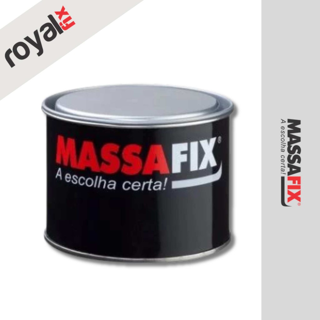 Massa Plástica 1KG Preta Royal Fix