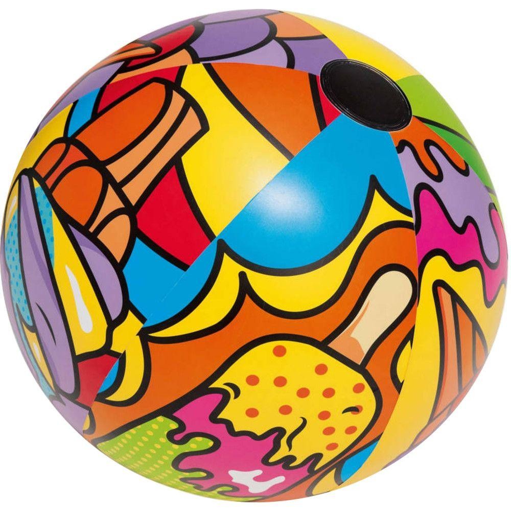 Bola de Praia Inflável Bestway Pop Art 91cm - Sports & Outdoors