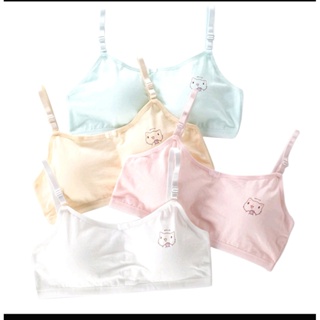 Kit 2 a 3 Sutiã suspenso juvenil removível e ajustável 8-14 anos  Cor aleatória em Oferta na Shopee