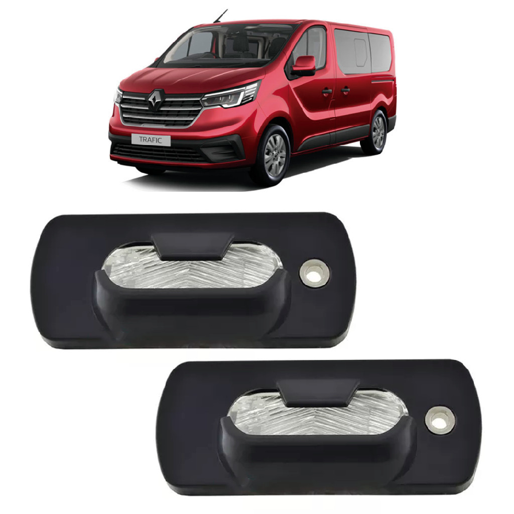 Par lanterna de Placa Renault Trafic Todas