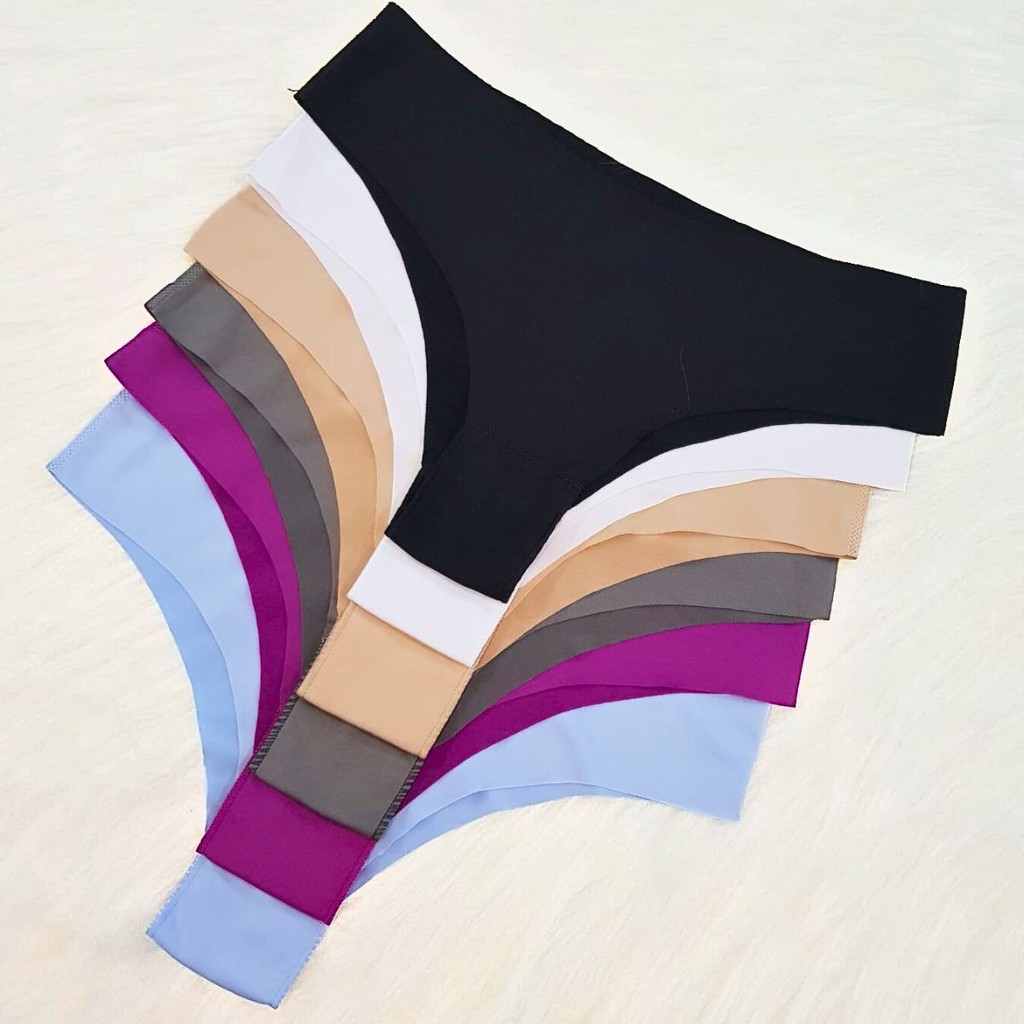 Kit 5 Calcinha Sem Costura Corte a Laser Tanga Não Marca Conforto - Tanga Roma