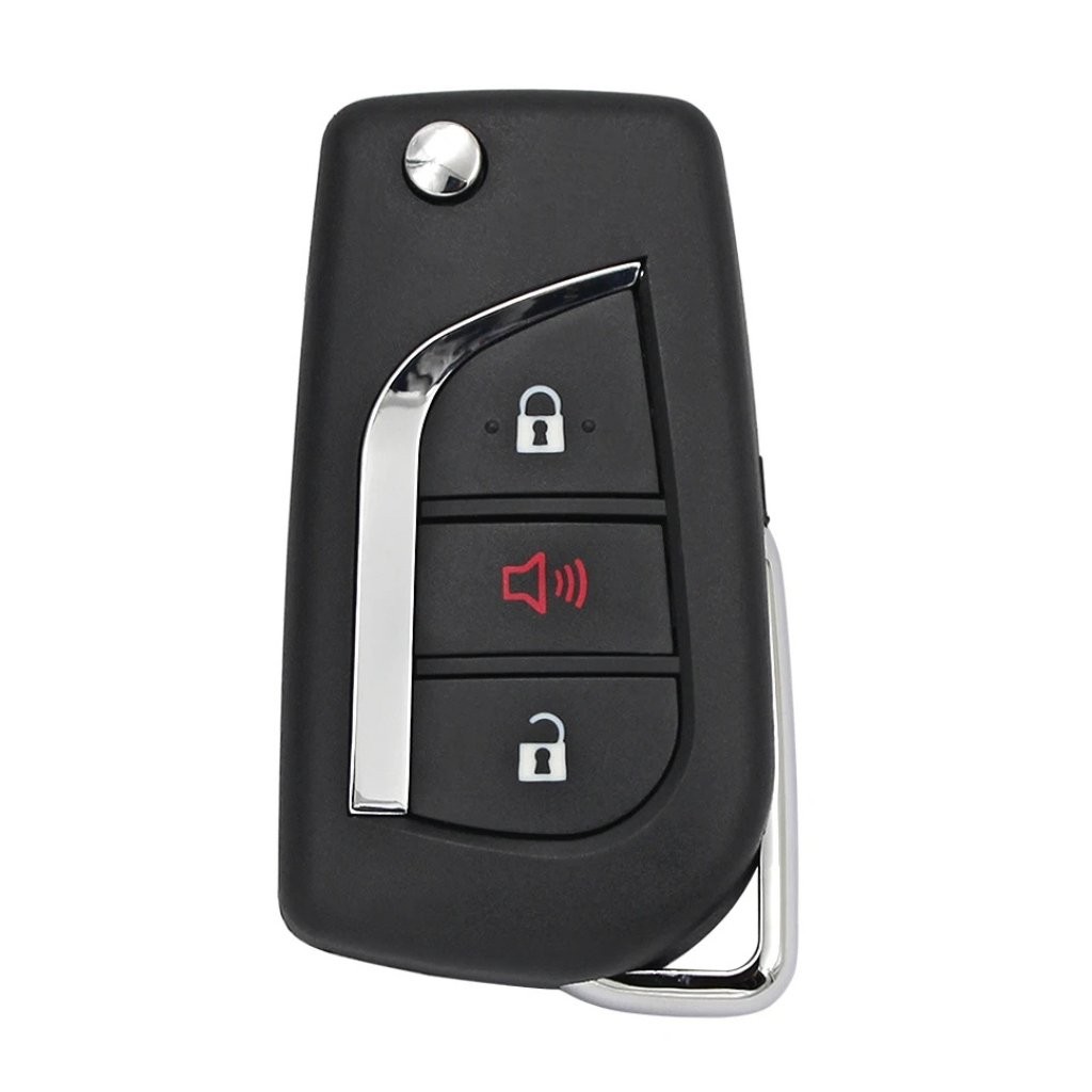 Chave Completa Toyota Hilux Chip H-8A 433Mhz 3 Botões