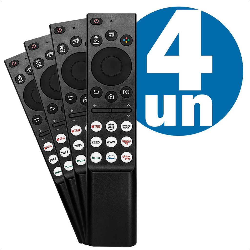Controle Remoto Compativel com Tv Samsung LED LCD 4K BN59‑00960A BN59-00609A com Atalho Para Netflix