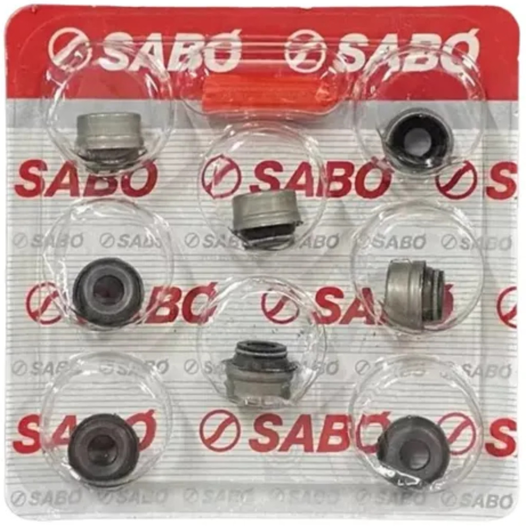 Jogo 8 Retentor Valvula 6mm Original Sabo Palio Strada Punto Doblo Idea 1.8 8v Flex