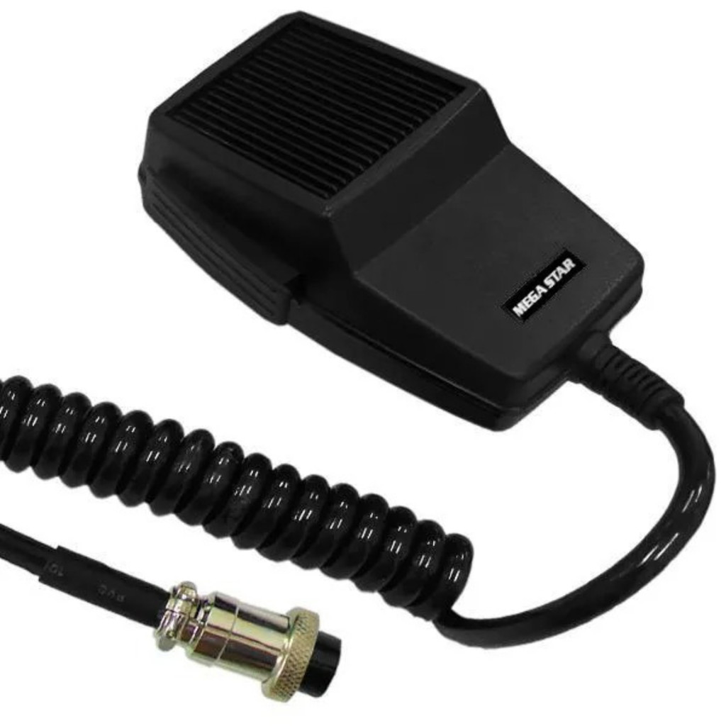 Microfone PX PTT Mega Star 4 Pinos KT2021-12-0384 500OHM
