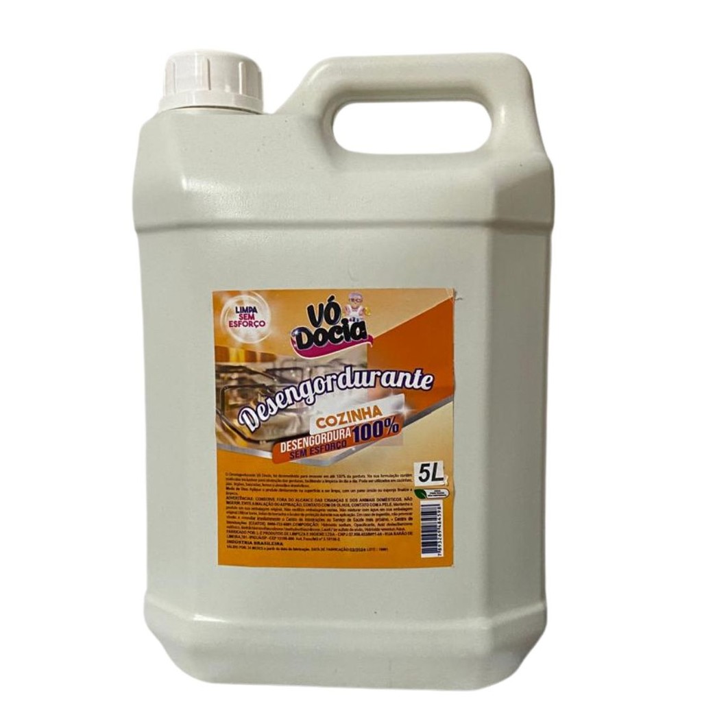 Desengordurante Forte Fogão Grelha Churrasqueira Produto 5L