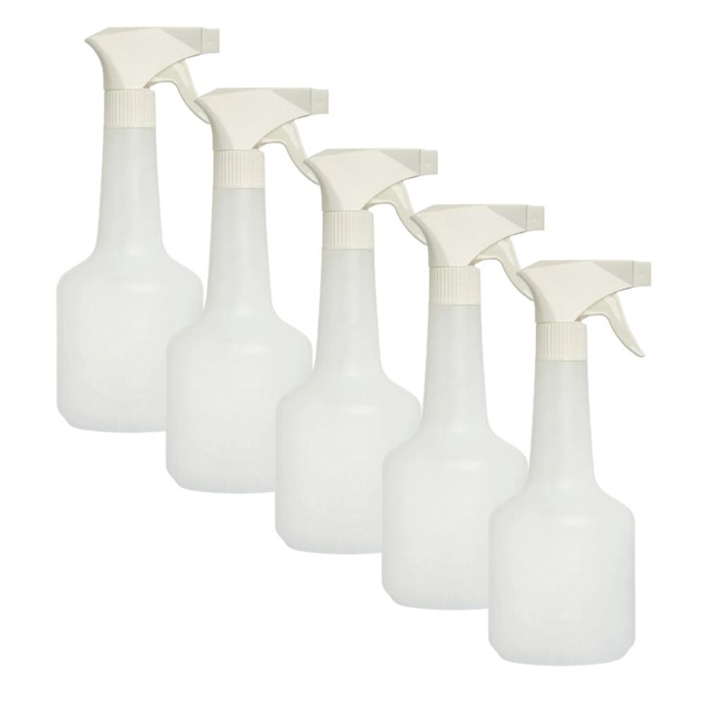 Kit 5 Borrifadores Pulverizadores Com Gatilho Spray Para Todo Tipo de Líquido 500ml