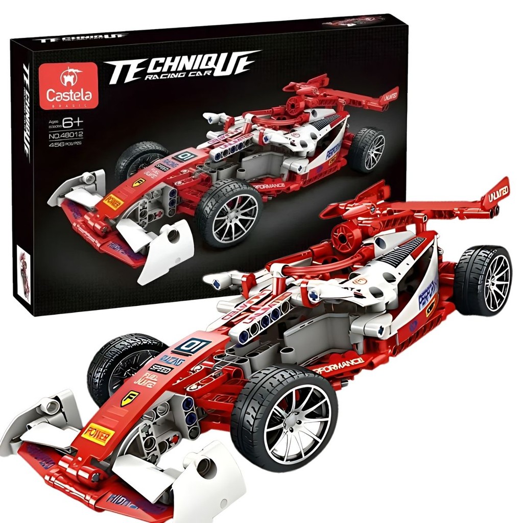 Carro de Corrida Blocos De Montar Racing Car 486 Peças Cbs0104 - Castela - Mom & Baby