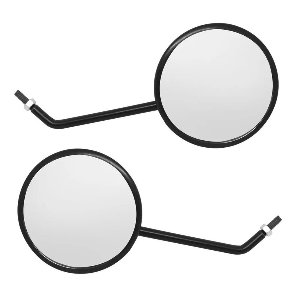 RETROVISOR BIZ 100 MOD ORIGINAL PRETO (SLYCK) PAR em Oferta na Shopee