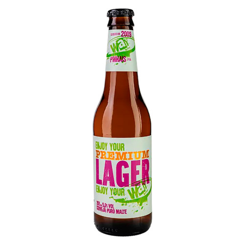 Cerveja Premium Lager Way Beer 355ml em Oferta na Shopee