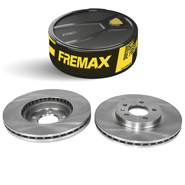 Par Disco Freio Ventilado T-CROSS 1.0 1.4 2019 a 2024 FREMAX em Oferta na Shopee