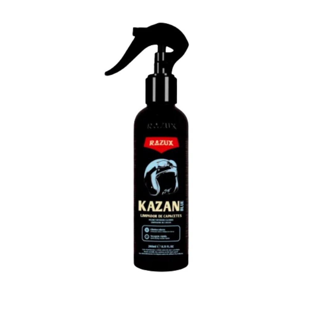 Desodorante Limpa Capacete Kazan Blue Razux Tira Odor Vonixx em Oferta na Shopee