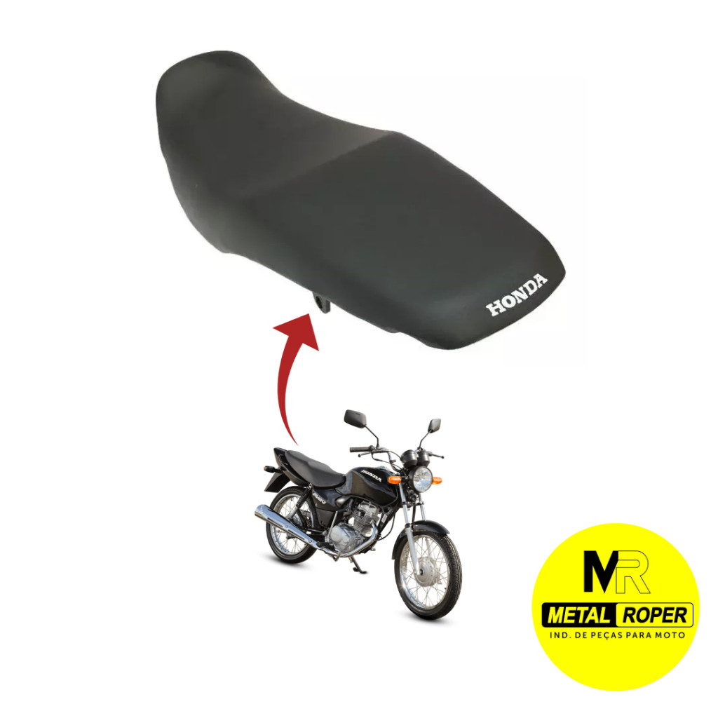 Capa Para Banco da Moto Cg Titan 125 2000/2004 | Cg Fan 125 2002/2008 em Oferta na Shopee