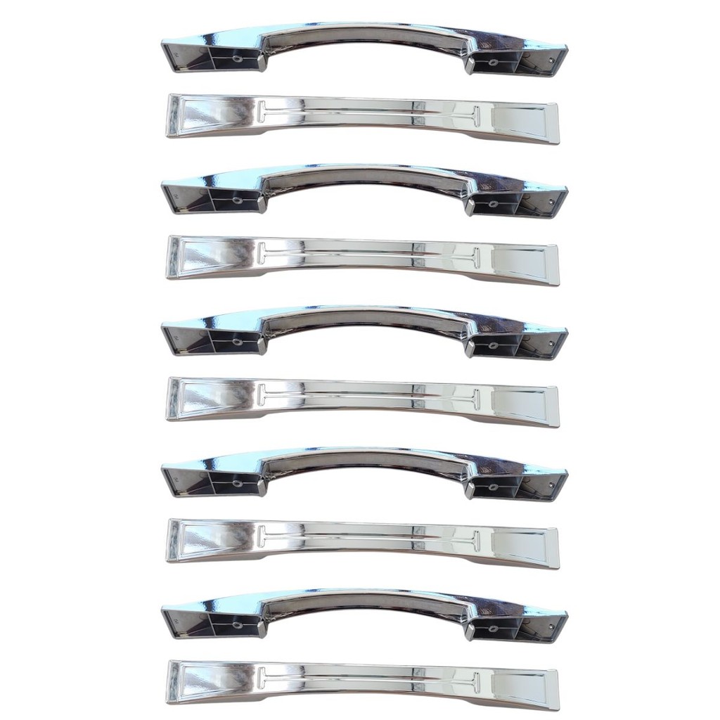 Puxador Armário Colormaq Itatiaia  Encaixe 130mm - Kit com 10 - Puxador Cozinha de Aço