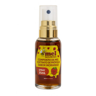 Spray de Mel e Própolis Infantil Sabor Morango 35ml | Santa Bárbara Kids | Natural em Oferta na Shopee
