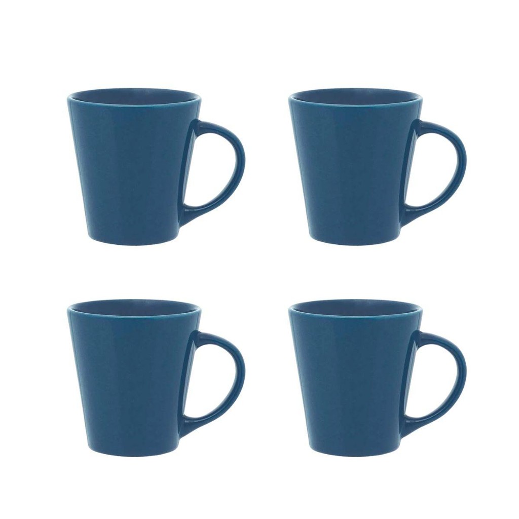 Jogo de 4 canecas Drop 250 ml Biona Azul