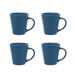 Jogo de 4 canecas Drop 250 ml Biona Azul