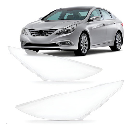 Par Lente Farol Para Hyundai Sonata 2011 Até 2014
