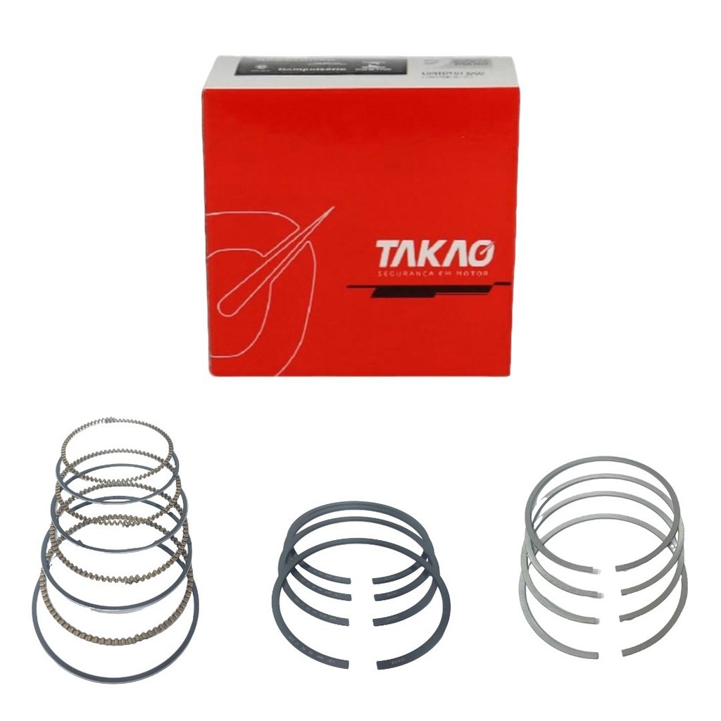 Jogo Aneis Motor Medida 050 Para Clio Duster Fluence Kangoo em Oferta na Shopee