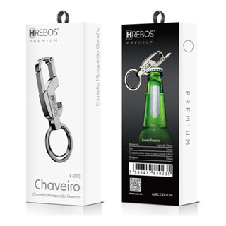 Chaveiro Mosquetão Gancho Com Abridor De Garrafas em Oferta na Shopee