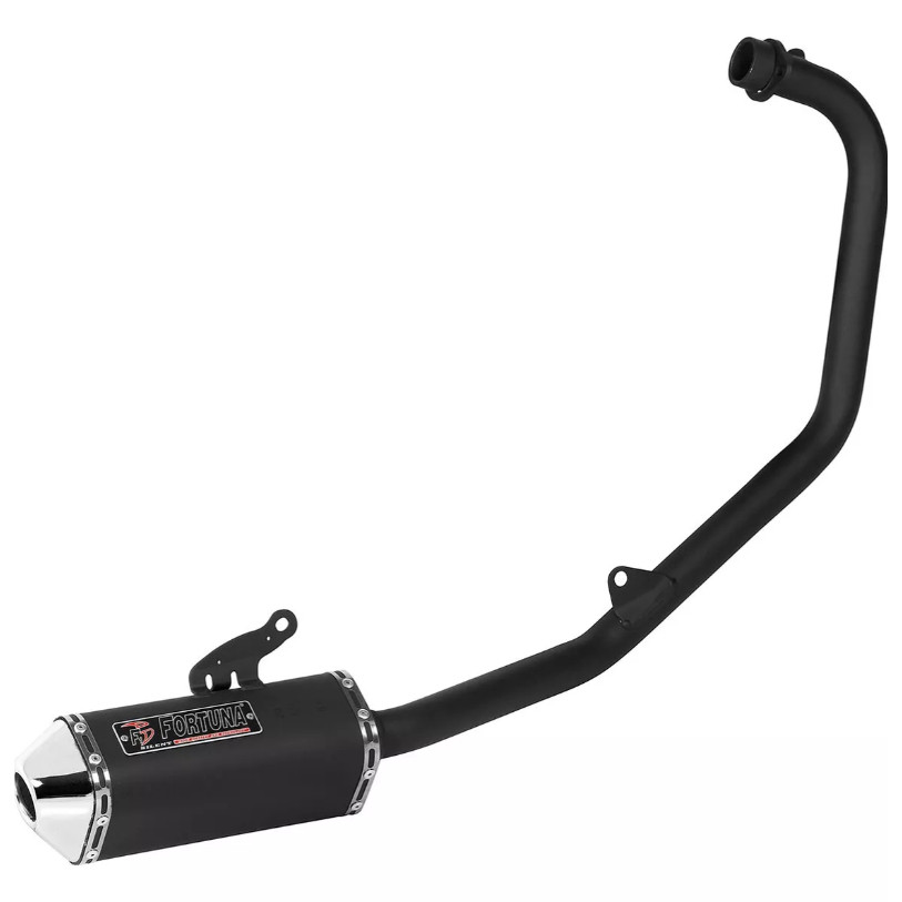 Escapamento CB Twister 300F Ano 2023-2024-2025-2026 Mini Tri Oval F1 Fortuna