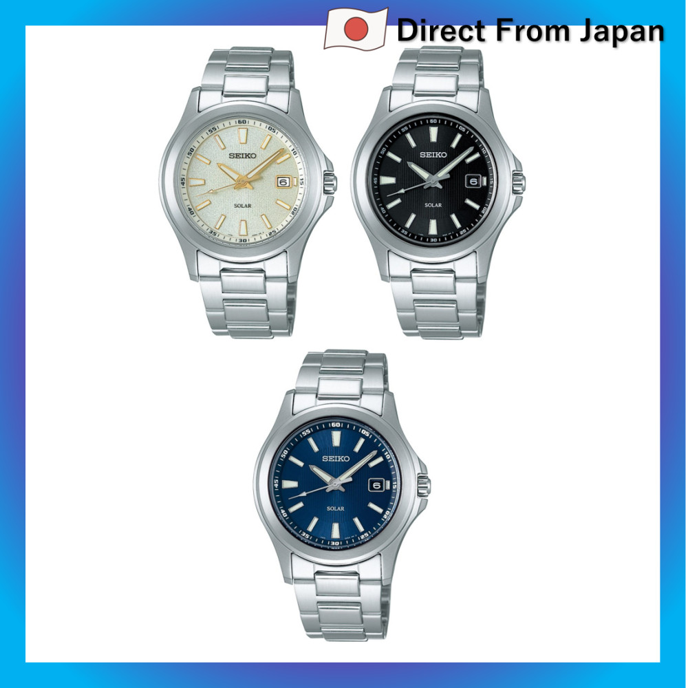 Relógio Solar Masculino Seiko Selection SBPN069 Prata Prata/Branco-sujo,Prata/Preto,Prata/Azul