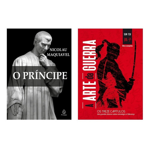 Kit 2 Livros O Príncipe Maquiavel + A Arte Da Guerra Sun Tzu Clássicos De Política E Estratégia em Oferta na Shopee