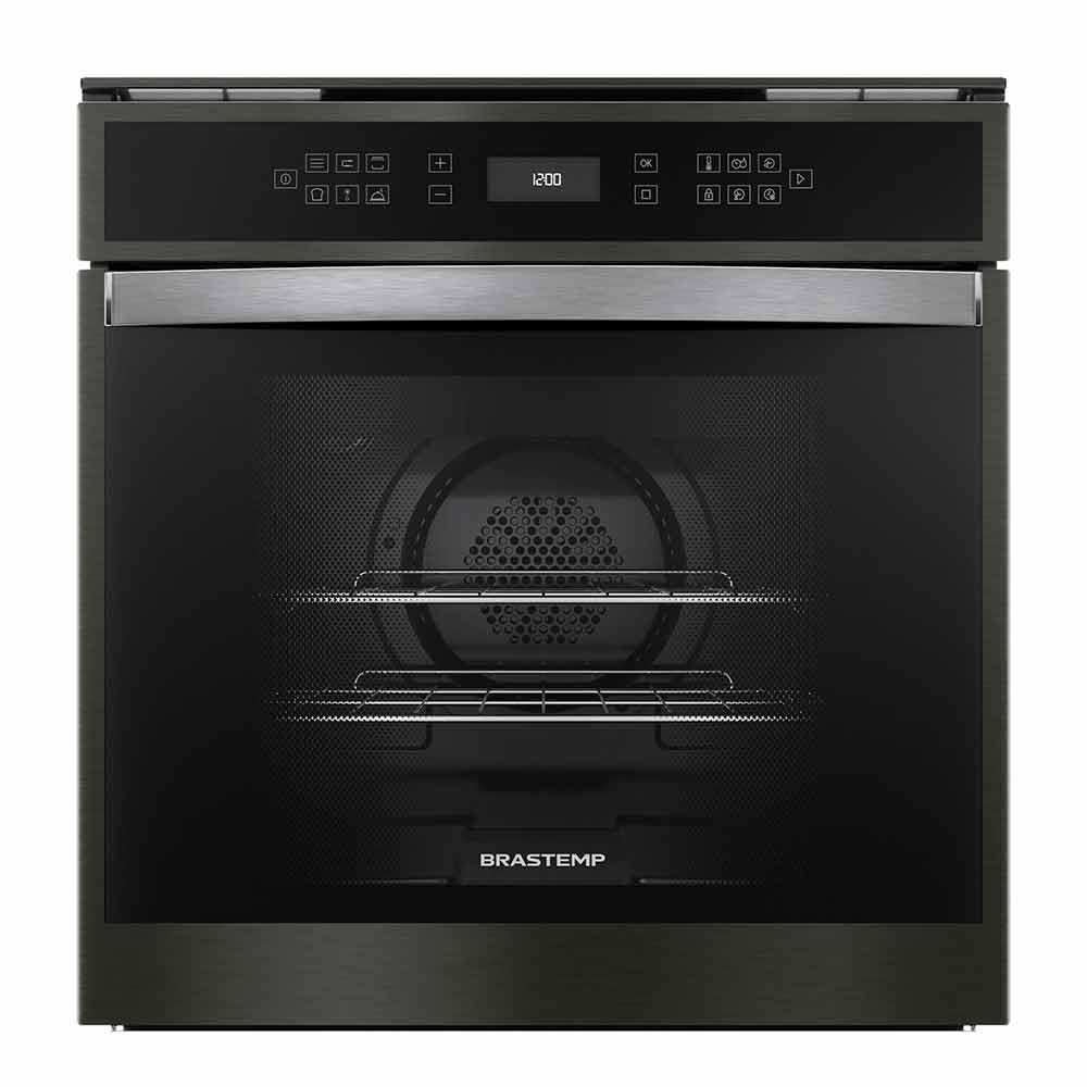 Forno Elétrico de Embutir Brastemp Eclipse Collection com 84 Litros de Capacidade, Grill Black Inox - BOT84AP em Oferta na Shopee