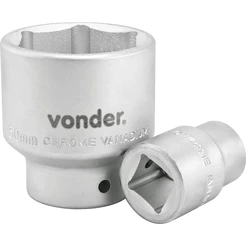 Soquete Sextavado Com Encaixe De 3/4 46mm Vonder