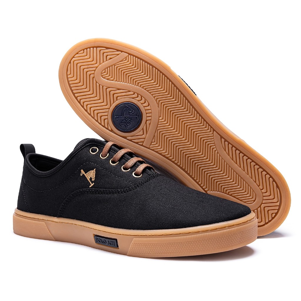 Tênis Sapatênis Casual Masculino Polo Joy Facil Calçar Confortavel