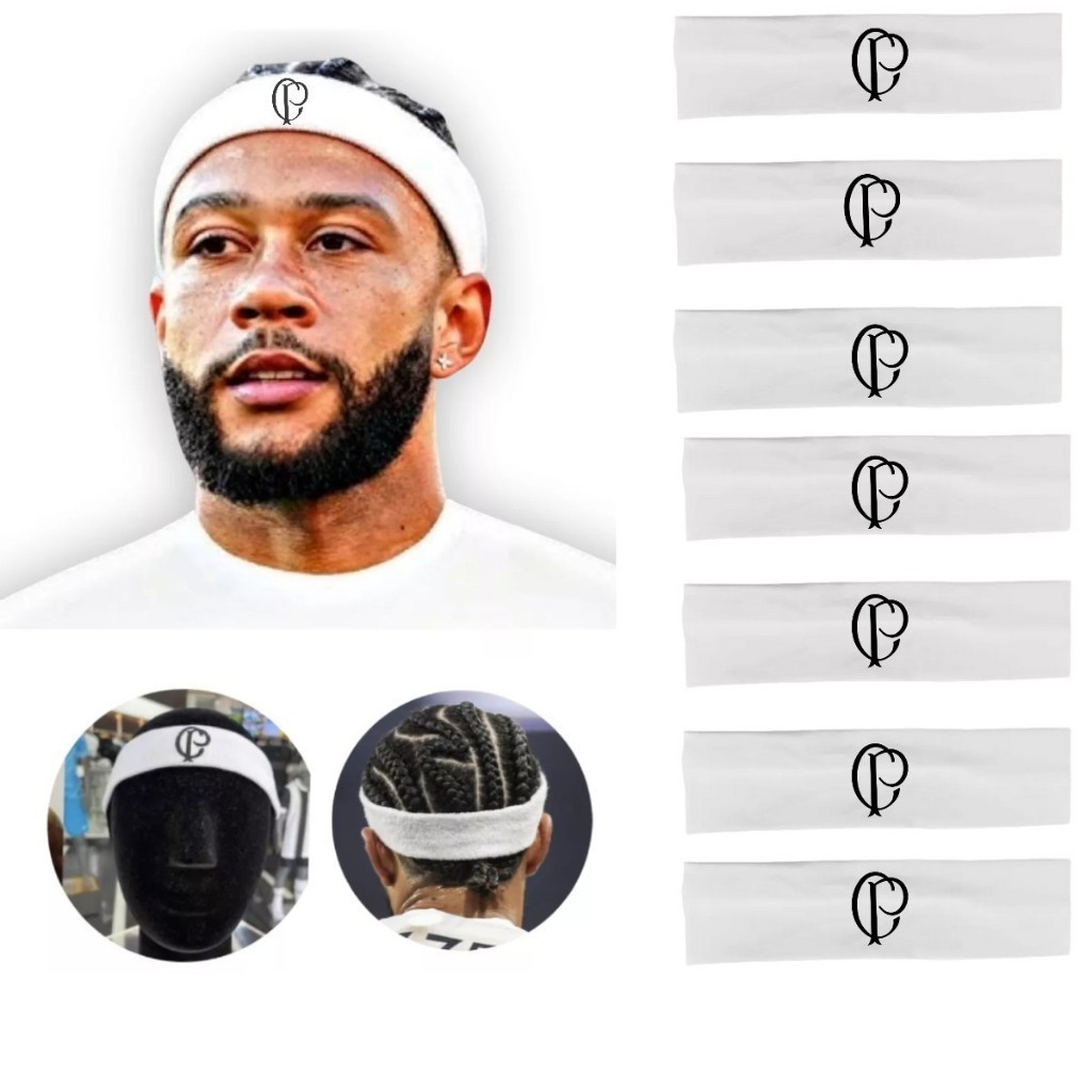 Testeira Faixa Memphis Depay Faixa Cabelo Esporte CP Lisa Elastano