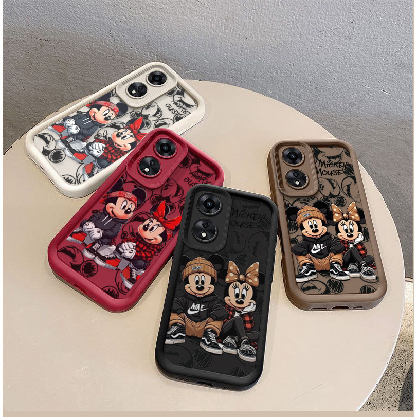 Disney Mickey Minnie Mouse Caso De Telefone Para Samsung Galaxy A36 A26 A55 A54 A32 A12 A22 5G A72 A06 A70 A01 A16 Capa em Oferta na Shopee