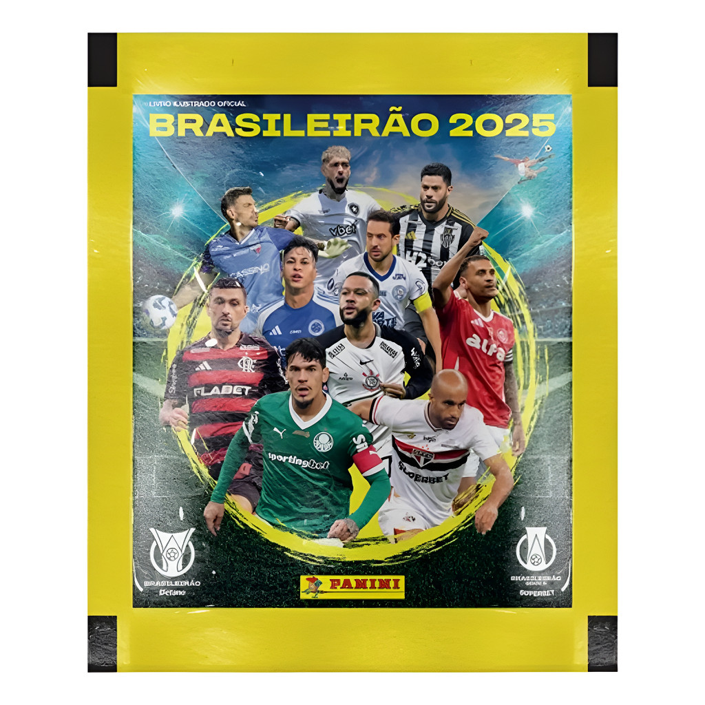 Kit 10 Envelopes De Figurinha Brasileirão 2025
