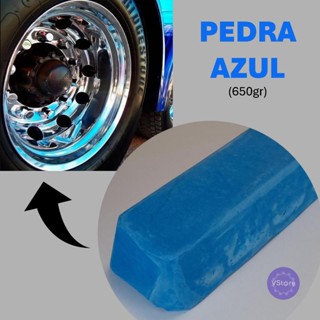 Pedra Azul 650gr Polimento em Alumínio Rodas Tanques e Cromados! em Oferta na Shopee