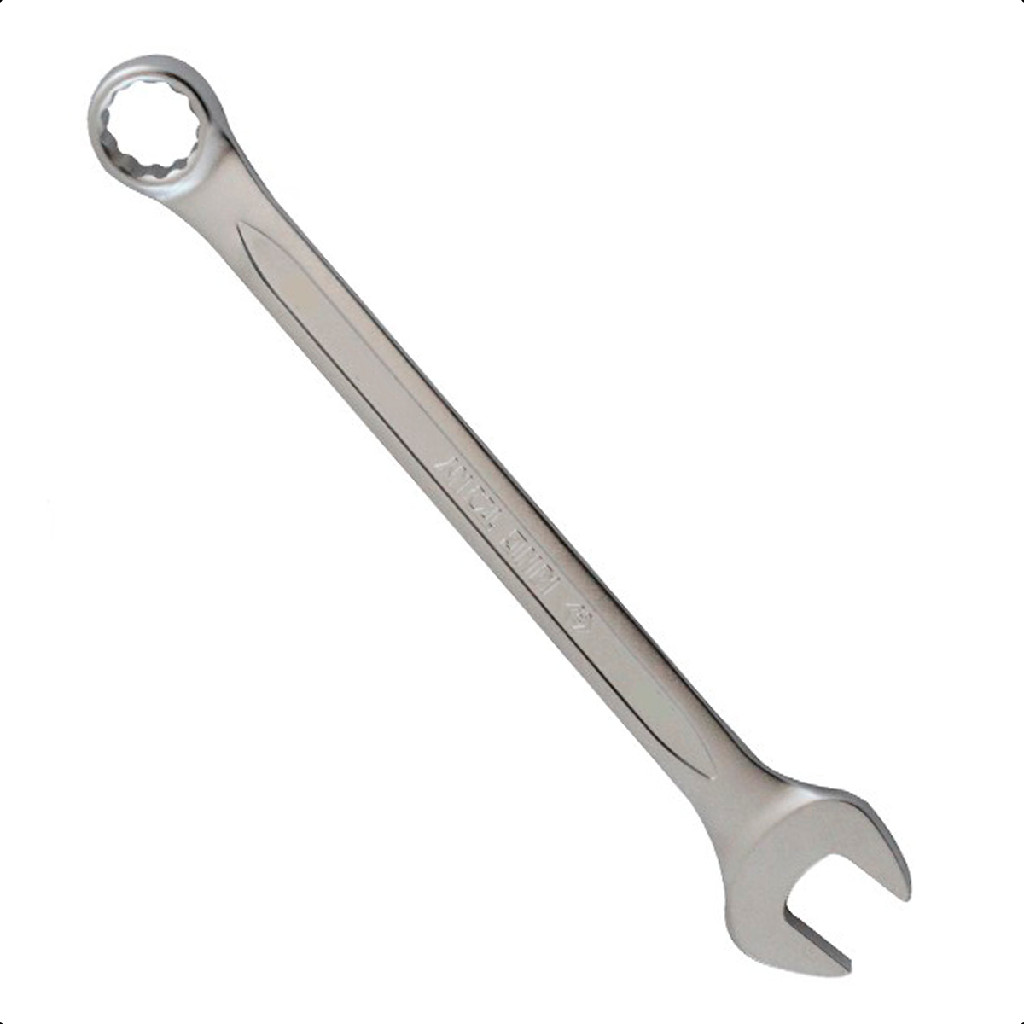 Chave Combinada 16mm King Tony 1060-16 Aço Cromo-Vanádio Perfil Slim Bocas Fixas E Estriadas Com Inclinação
