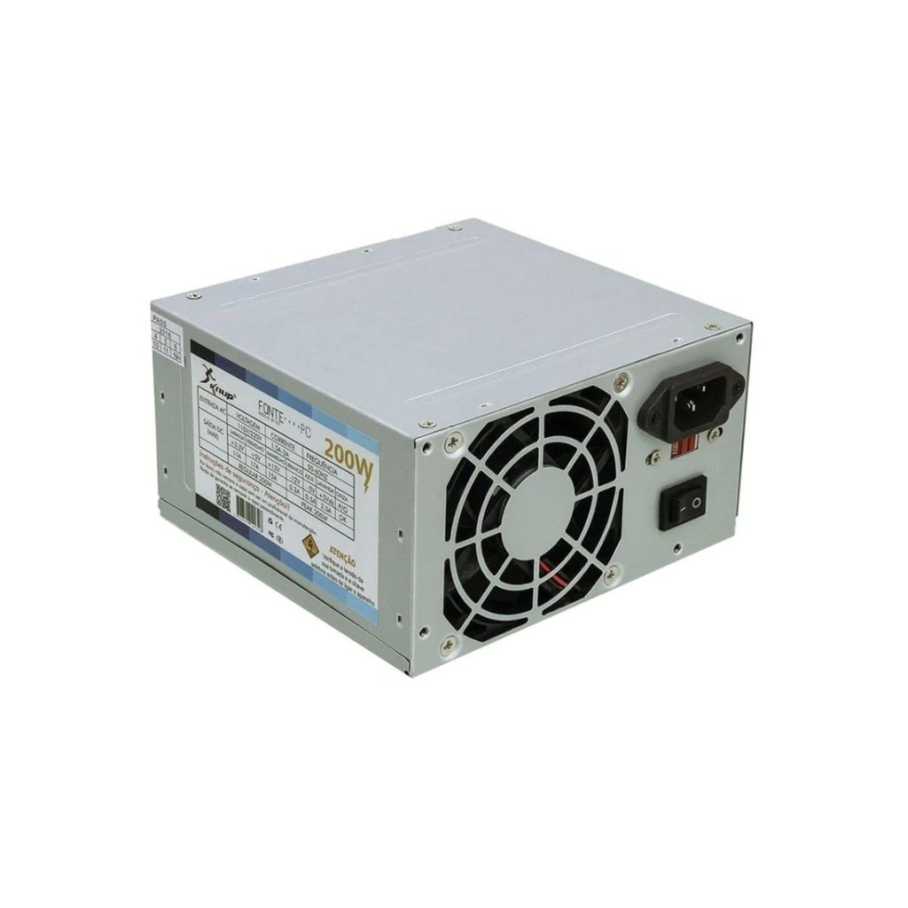 Fonte Alimentação Computador 200W  ATX 12V 1.3 KP-517 Knup