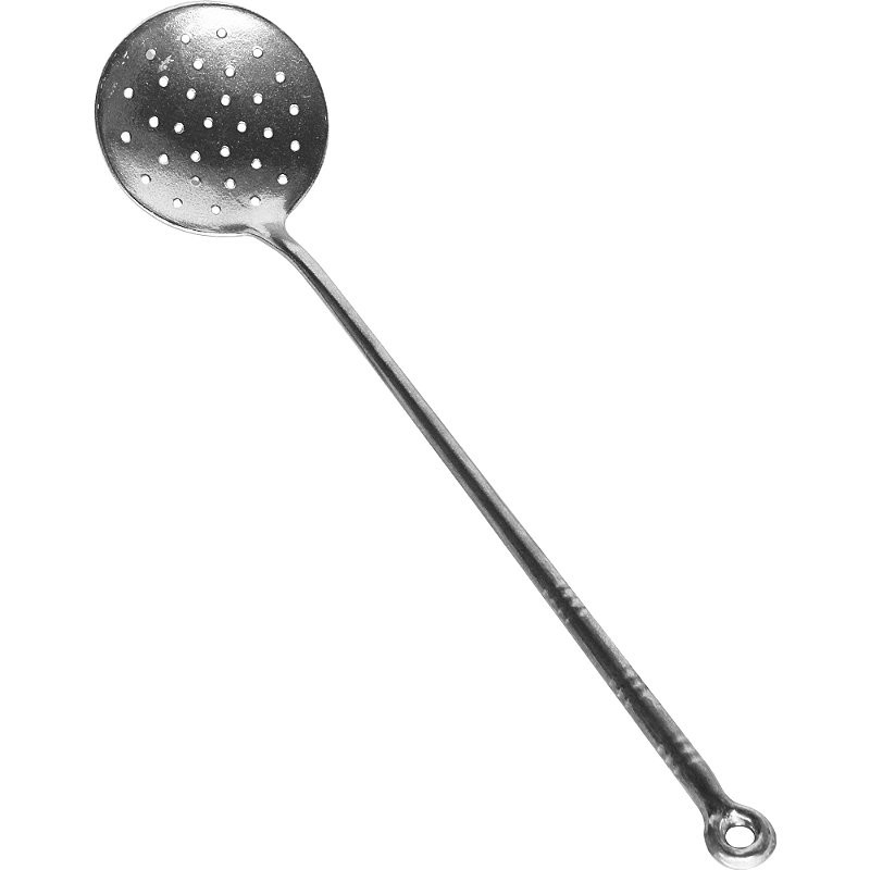 Escumadeira Em Alumínio Fundido XG 59cm Profissional Arroz