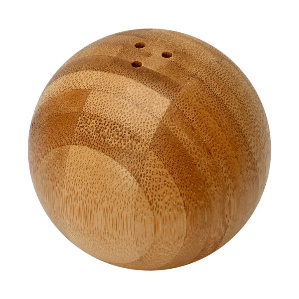 Saleiro De Bambu Redondo Esférico De Mesa Moderno Oikos em Oferta na Shopee